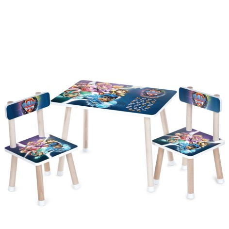 Дитячий столик M 501-18 стільниця 60 х 40 см, 2 стільчики