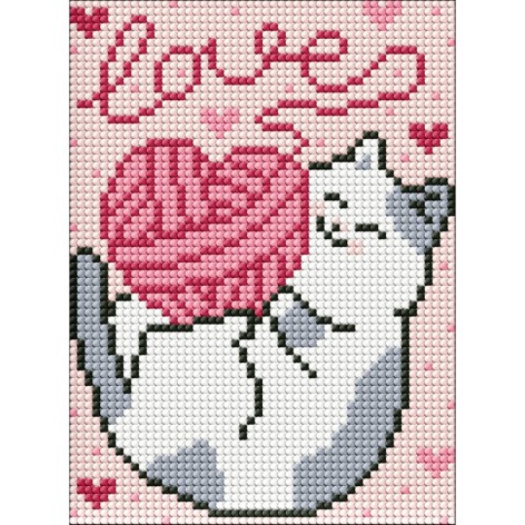 Алмазна мозаїка без підрамника для дітей 