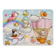 Дерев'яний пазл-вкладиш 