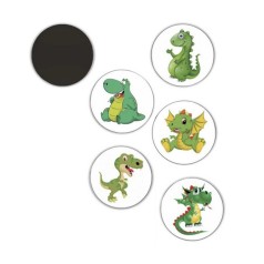 Наліпки для привчання дитини до горщика "Діно" MGZ-0731, 5 шт
