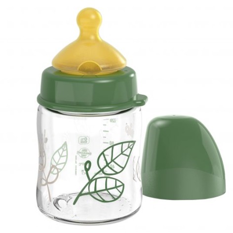 Скляна пляшка120 мл. з широкою горловиною