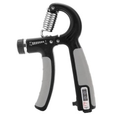 Еспандер кистьовий MS 4122-1(Black-Grey) з лічильником, навантаження 5-60 кг