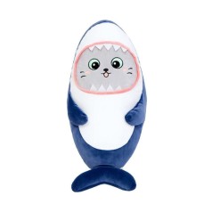 Дитяча м'яка іграшка "Кіт в костюмі акули" K15252, розмір 25 см