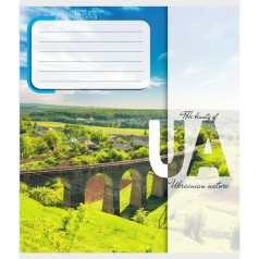Зошит учнівський "Природа України" 012-520149L-2 в лінію, 12 аркушів