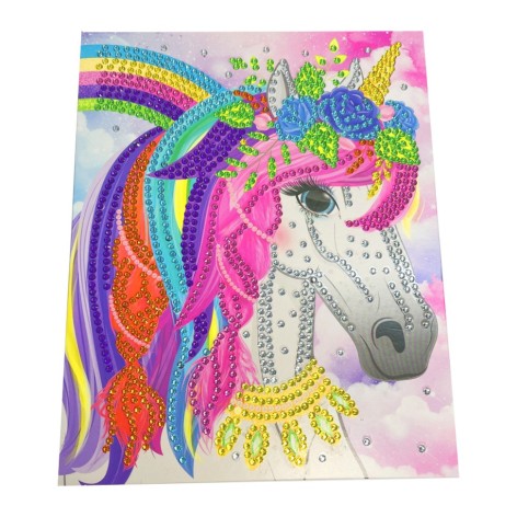 Набор для творчества бриллиантовая мозаика НТ-26 Волшебный Единорог