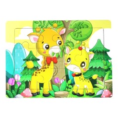 Детский деревянный пазл-вкладыш 