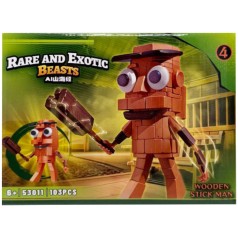 Дитячий конструктор "Rare and exotic beasrs" 53011-4, 103 деталі