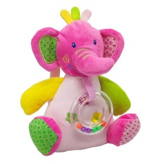 Брязкальце - м'яка іграшка Bambi C20560 з музичним механізмом  Слоник