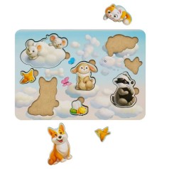 Дерев'яний пазл-вкладиш 