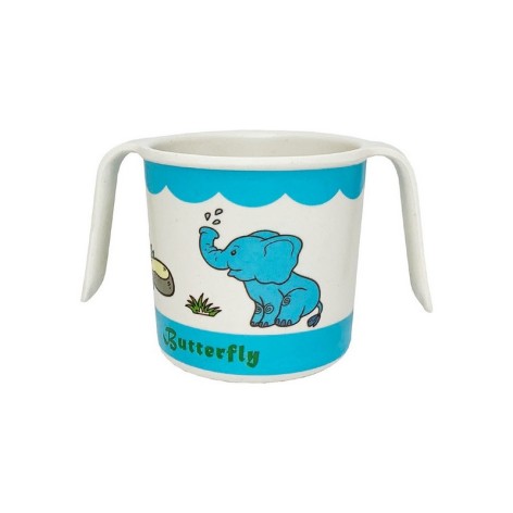 Чашка з бамбукового волокна MGZ-0150(Blue) з малюнком, 200 мл