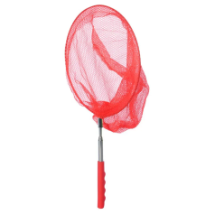 Сачок для метеликів MS 1287 ручка-телескоп  Червоний