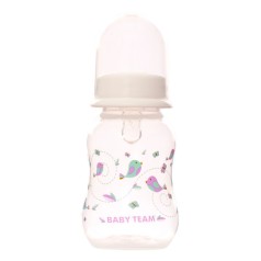 Бутылочка для кормления с силиконовой соской 1111_білий 125 мл