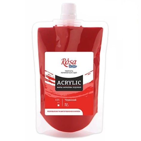 Фарба акрилова Червона 323200405 (код 405), 200 мл