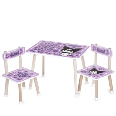 Детский Столик M 501-6 столешница 60 х 40 см, 2 стульчика