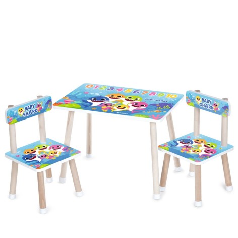 Детский Столик M 501-20 столешница 60 х 40 см, 2 стульчика