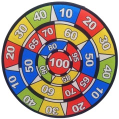 УЦІНКА!!! Дартс дитячий Bambi M 5990-1-UC на липучці, м'ячики 2 шт, дротики 2 шт