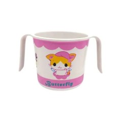 Чашка з бамбукового волокна MGZ-0150(Pink) з малюнком, 200 мл