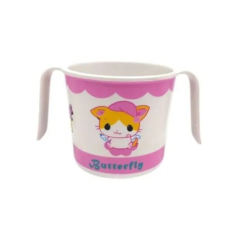 Чашка з бамбукового волокна MGZ-0150(Pink) з малюнком, 200 мл