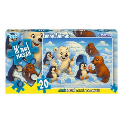 Дитячі м'які пазли 