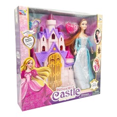 Ігровий набір з лялькою "Замок принцеси" KDL-57 звукові та світлові ефекти