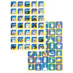 Набор патриотических наклеек-стикеров А5 НС-А5-10-1, 2 листа