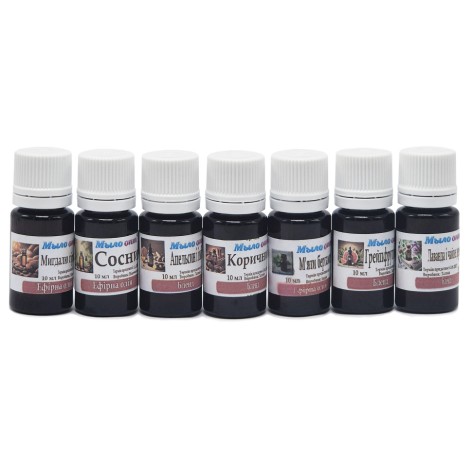 Ефірна олія для творчості Мило-Опт OIL-10 в асортименті, 10 мл