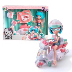 Дитяча лялька "Красуня пінк на скутері" 4SF Manga Dolls HKTF3000 серії "Hello Kitty"