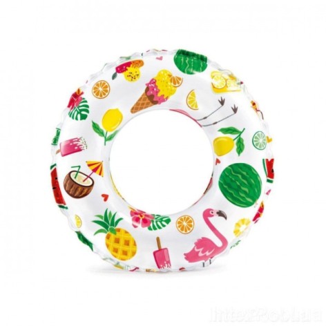 Детский надувной круг 59241 Тропики