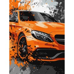 Картина за номерами "Яскрава міць" ©art_selena_ua KHO5154, 30х40 см