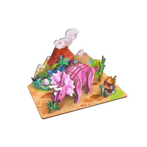 Деревянный пазл 3D 