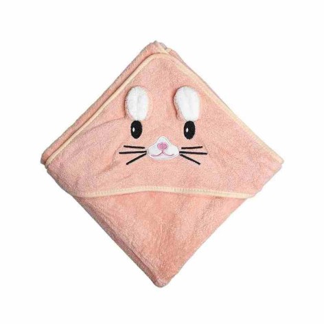 Дитячий рушник з капюшоном MGZ-0640(Peach) розмір 80х80 см