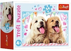 Головоломки - (54 Элм. Мини) - Котик и песик 