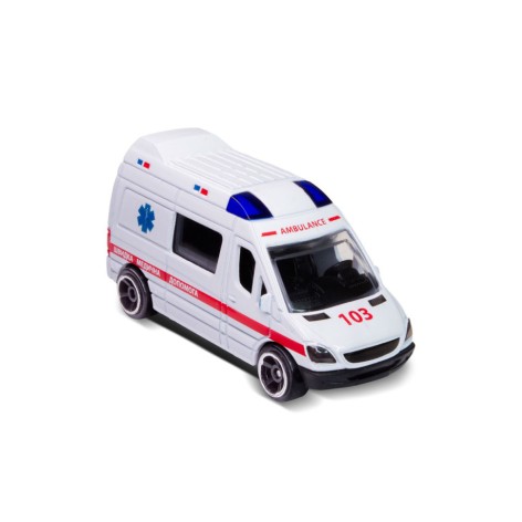 Автомодель дитяча Швидка допомога TechnoDrive 250241CG-3 масштаб 1:64