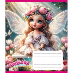 Зошит учнівський "Мій єдиноріг" 012-520170L-5 в лінію, 12 аркушів  