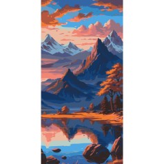 Картина за номерами "Гармонія природи" 11057-AC 40х80 см