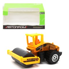 Машинка іграшкова Спецтехніка АвтоПром 7628 масштаб 1:64, металева  Каток