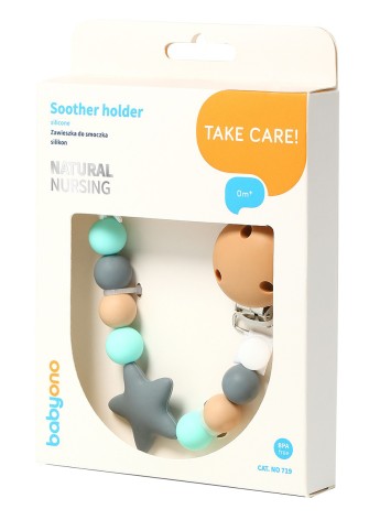 Держатель для пустышки с застежкой 