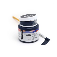 Акриловая краска глянцевая Темно-синяя Brushme AP5032 50 мл