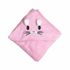 Дитячий рушник з капюшоном MGZ-0640(Pink) розмір 80х80 см