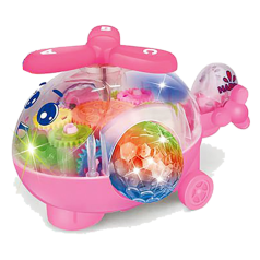 УЦІНКА! Вертоліт музичний Bambi QF05-1(Pink)-UC зі світлом та звуком