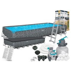 Бассейн каркасный 561KJ 52231 л, размер 956 х 132 см