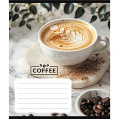 Зошит загальний "Кавові зерна" 048-590111K-4 в клітинку, 48 аркушів