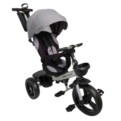 Велосипед детский трехколесный MT 1001-1 Smart Grey с родительской ручкой