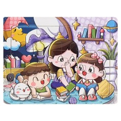 Детский деревянный пазл-вкладыш 