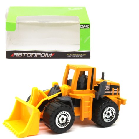 Машинка игрушечная Спецтехника АвтоПром 7628 масштаб 1:64, металлическая Погрузчик 1
