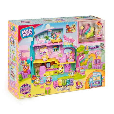 Игровой набор с фигурками "Домик для Вечеринок" Moji Pops PMPSP112IN50 (домик, 2 фигурки, аксессуары