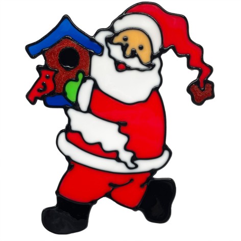 Силиконовая наклейка на стекло 