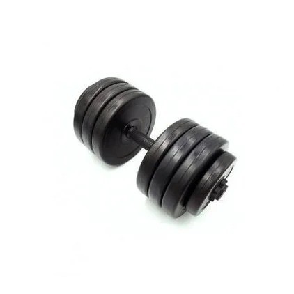 Гантель наборная композитная в пластиковой оболочке Rock pro 19 кг NE-PL-G-019