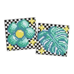 Алмазна мозаїка "LOL Surprise! Квітка і листок" AMS1178 на самоклеючій основі 9х9 см