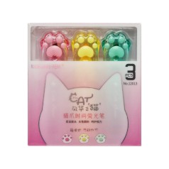 Набір фломастерів "Котяча лапка" 12013-H 3 кольори Вид 1